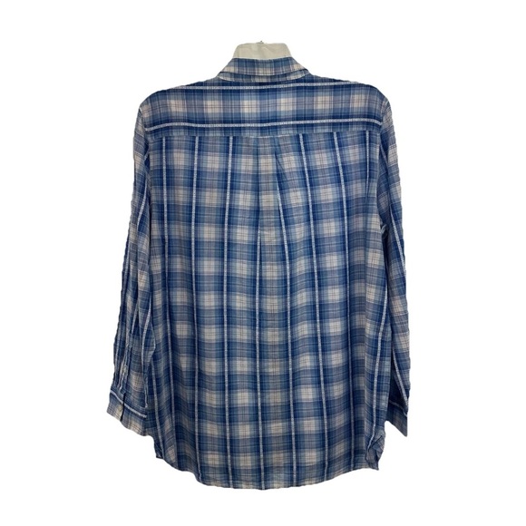 Lauren Ralph Lauren Men’s Button Down Dress Shirt Long Sleeve Plaid Size XL Blue - Picture 2 of 6